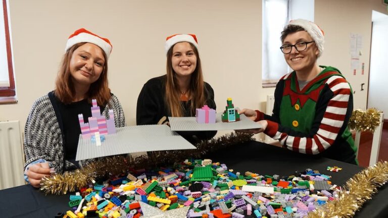 Festive Four Quarters Lego Display