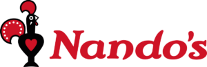 Red Nandos logo with chicken icon