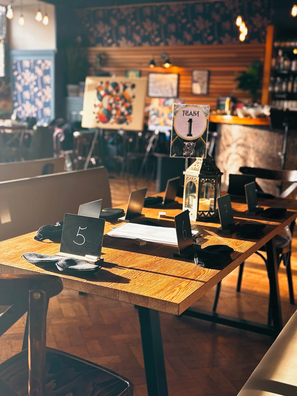 Betrayers Corporate Event table layout