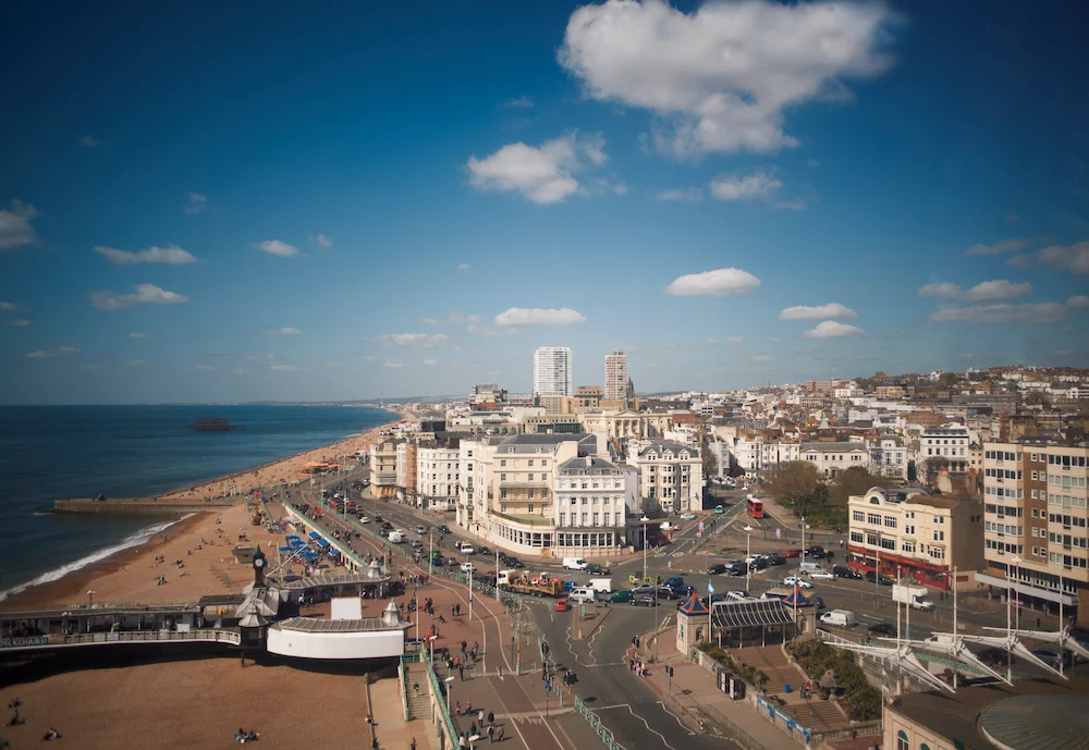view of sea beach and coastline brighton east