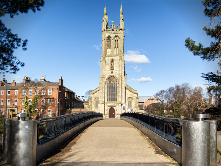 St Mary's Church Derby on the bridge copyright ArranBee