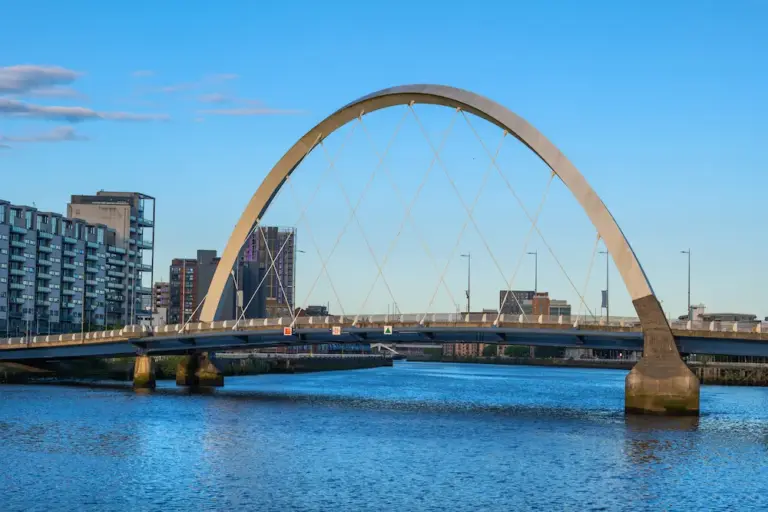 Clyde Arc Bridge Glasgow