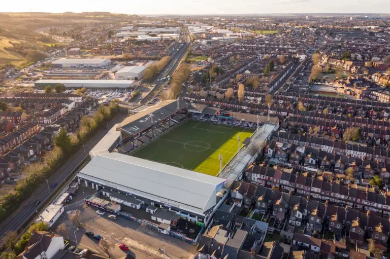 luton football stadium aerial view
