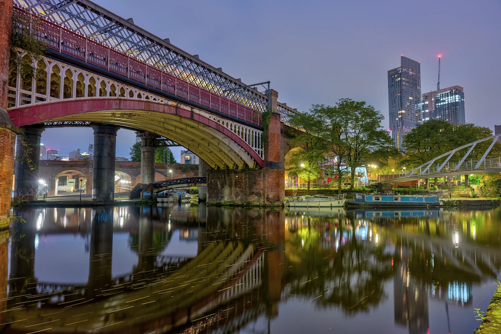 Castlefield Viaduct in Manchester