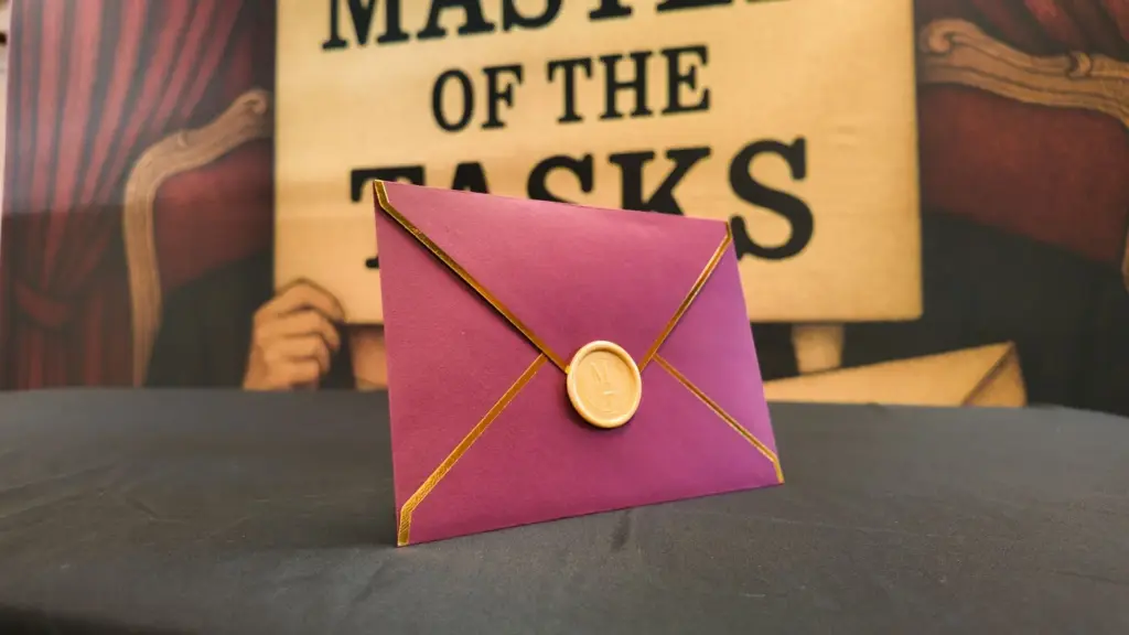 Master of the tasks envelope